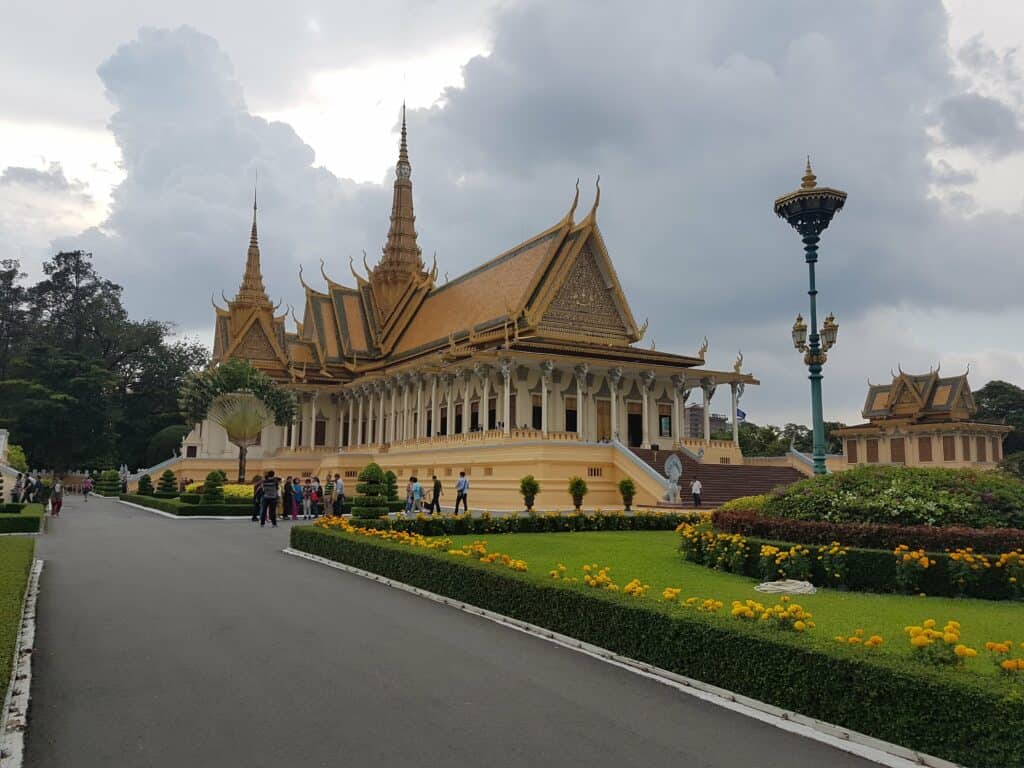 Königspalast Kambodscha Silberpagode