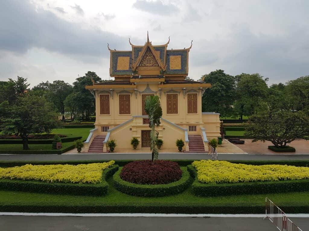 Königspalast Kambodscha Silberpagode