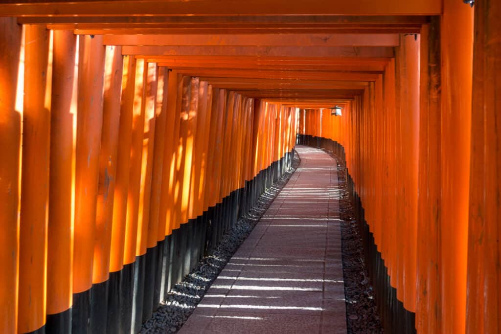 durch diese rote Gasse - Fushimi Inari Taisha
