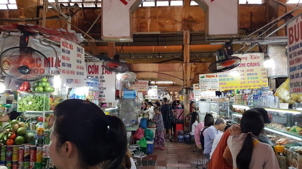 Obstabteilung des Ben Thanh Markt