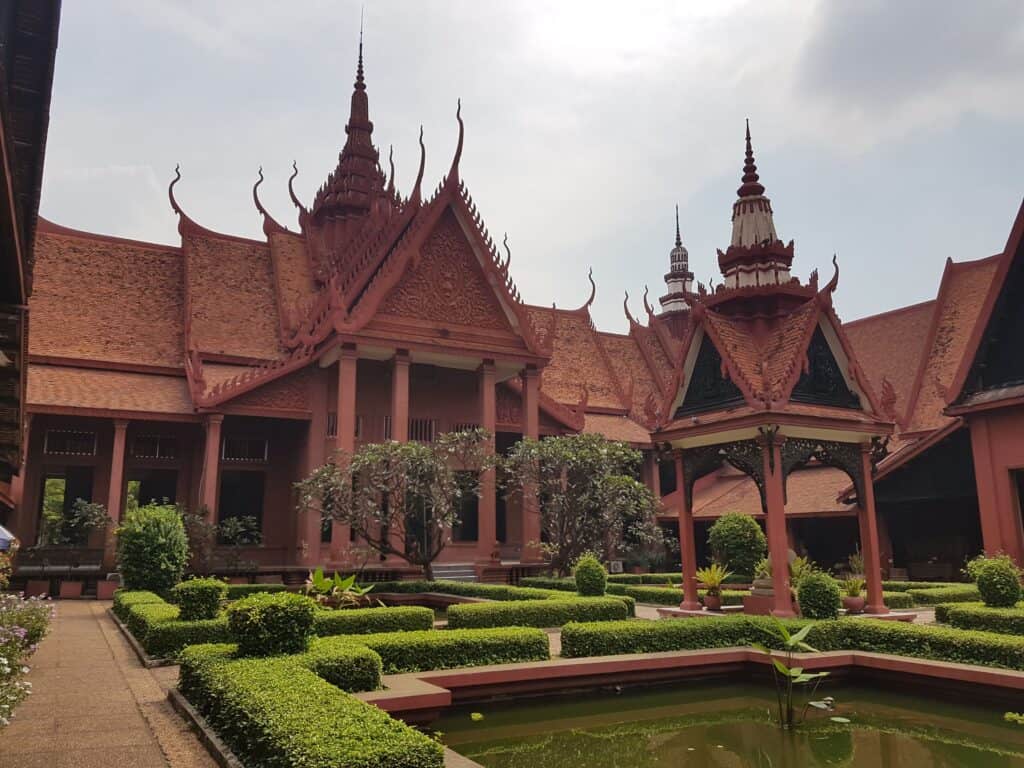 Innenhof des Nationalmuseum von Kambodscha