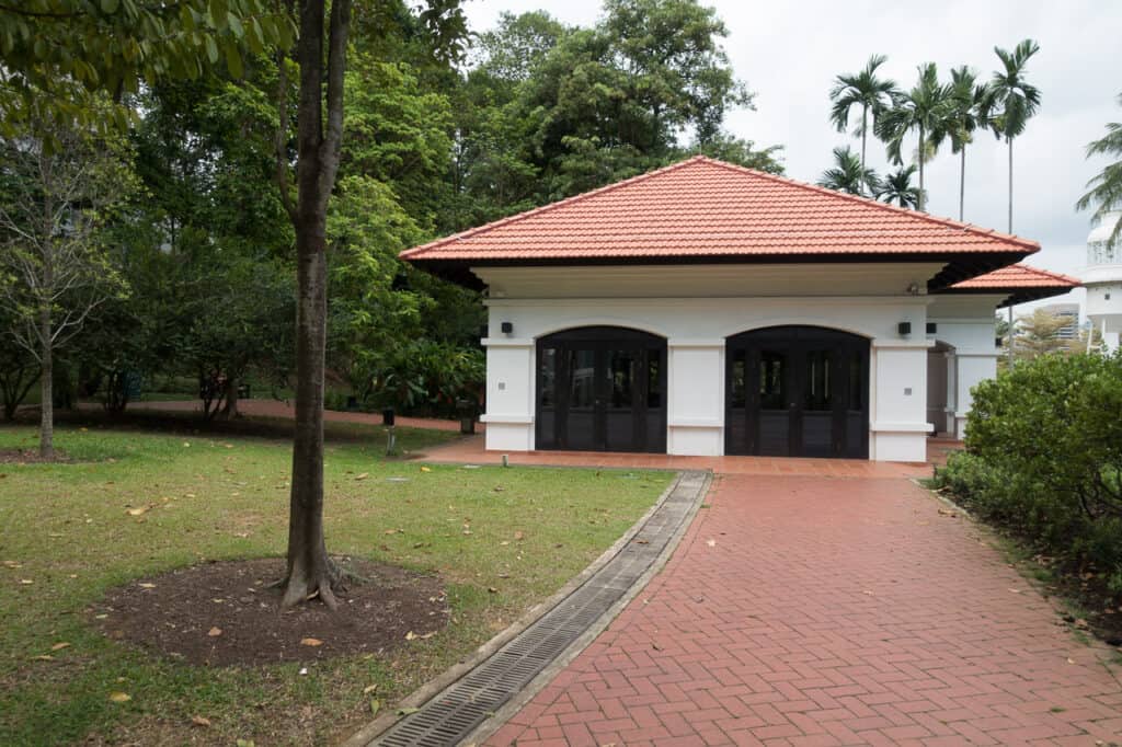 Stamford Raffles Residenz im Fort Canning Park