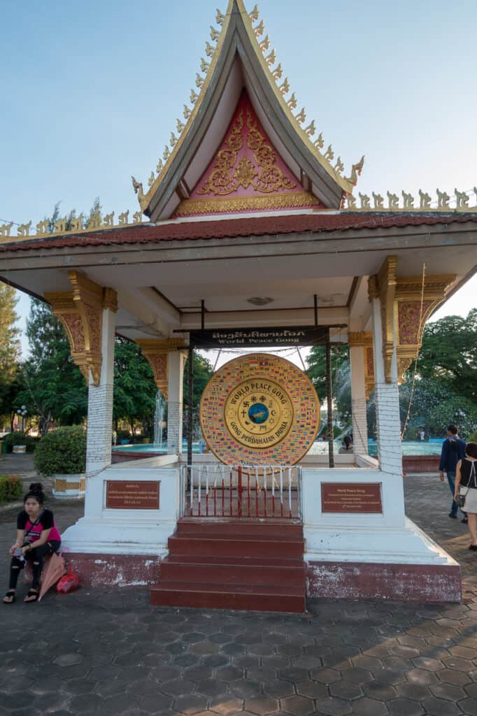 World Peace Gong in Laos
